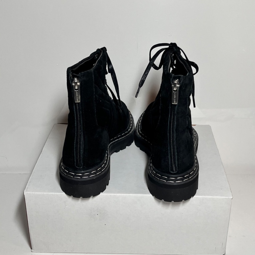 Vince Camuto x Fashion Jackson Puchenie Suede Lace-Up Hiker Boots - Picture 5 of 6